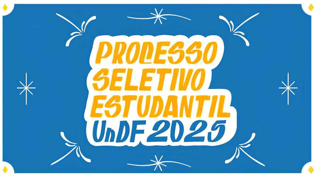 Capa da notícia: Seleção estudantil da UnDF abre vagas para três novos cursos em 2025
